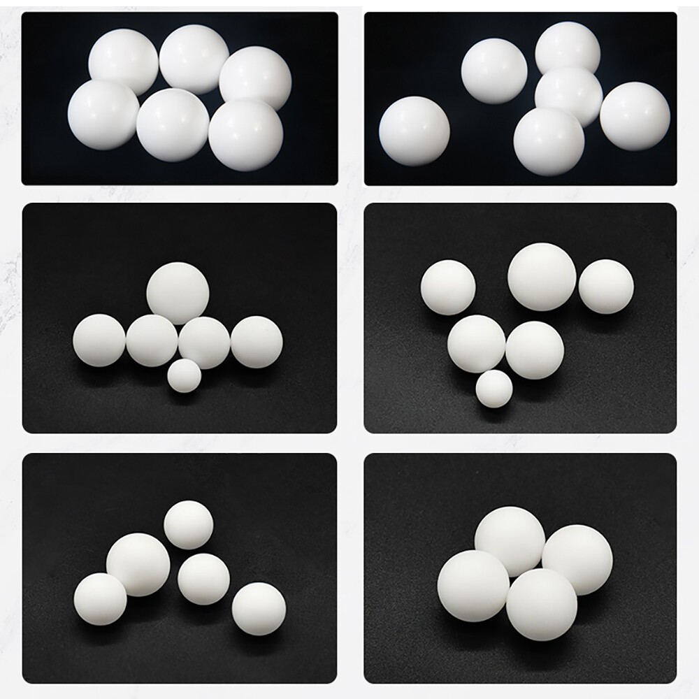 White Solid PTFE Ball Plastic Balls Diaphragm Pump Sealing Ball Dia. Ø1mm-63mm