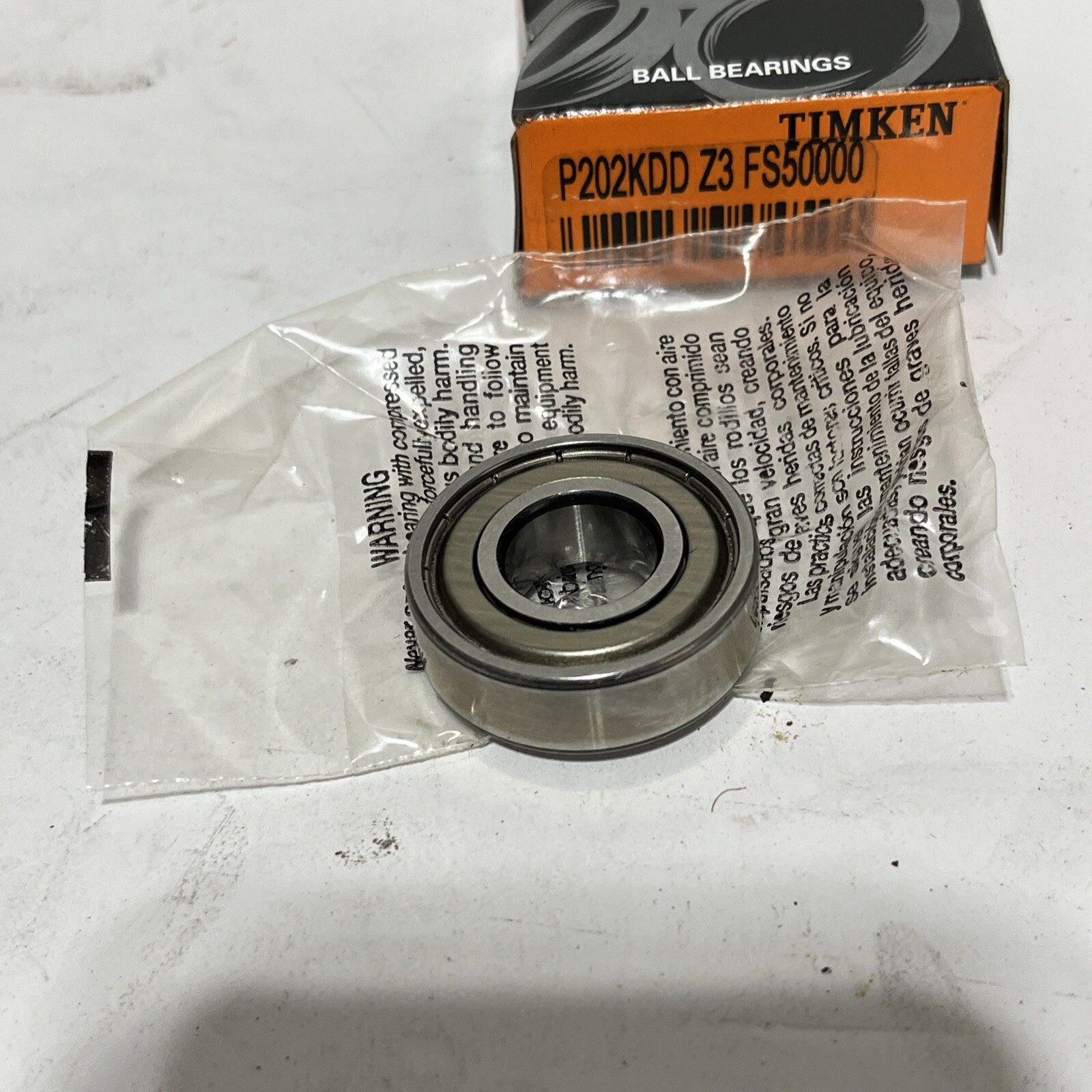 Timken 202Kdd Radial Bearing,Double Shield,15Mm Bore