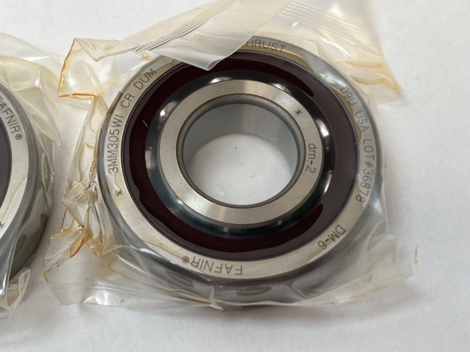 Fafnir 3MM305WI-DUM Bearing 25x62x17 mm 7007A 7007E 3MM 305 WI DUM USA 2 Pcs