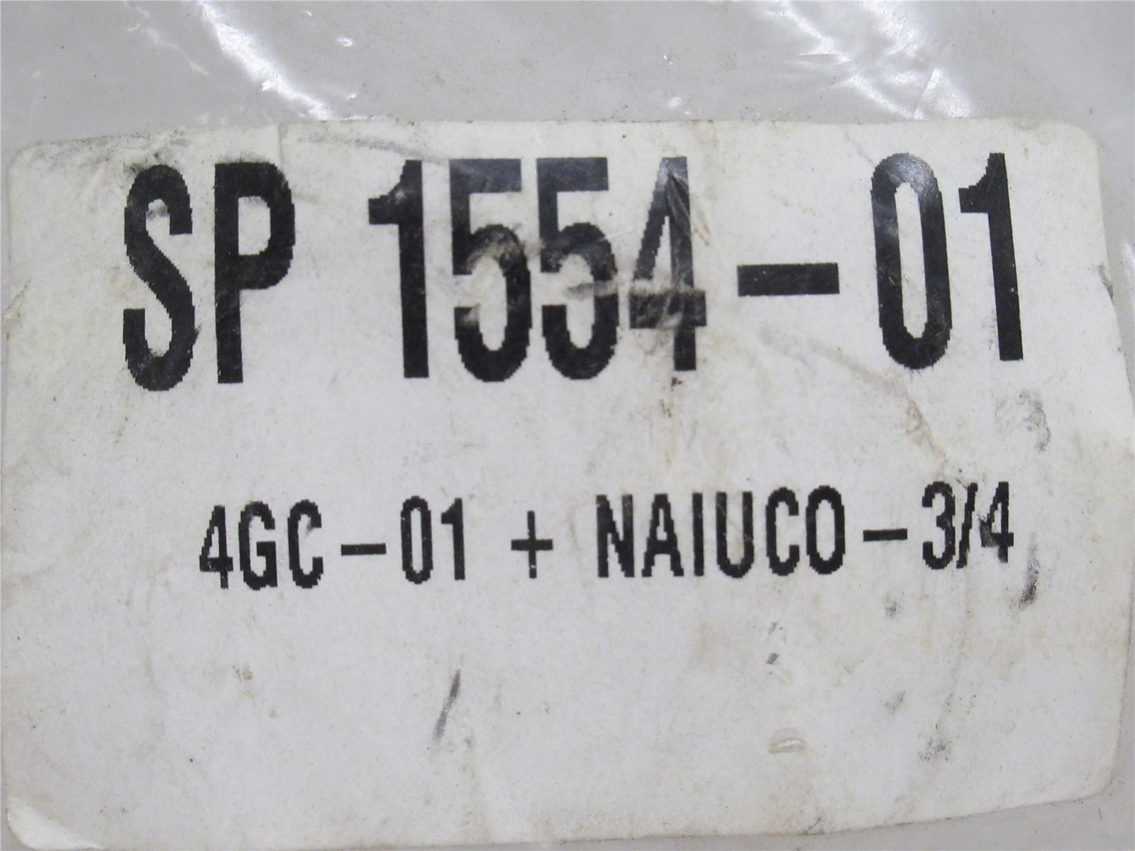 232156 New-No Box; EDT SP1554-01 Polymer Flange Bearing; 3/4″ID; 4-Bolt