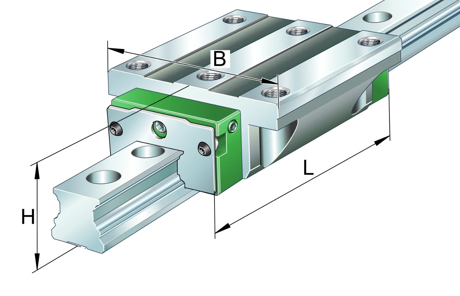 INA/Schaeffler Technologies KWVE35-B-V2 (97 x 02 mm) LINEAR PLAIN UNIT