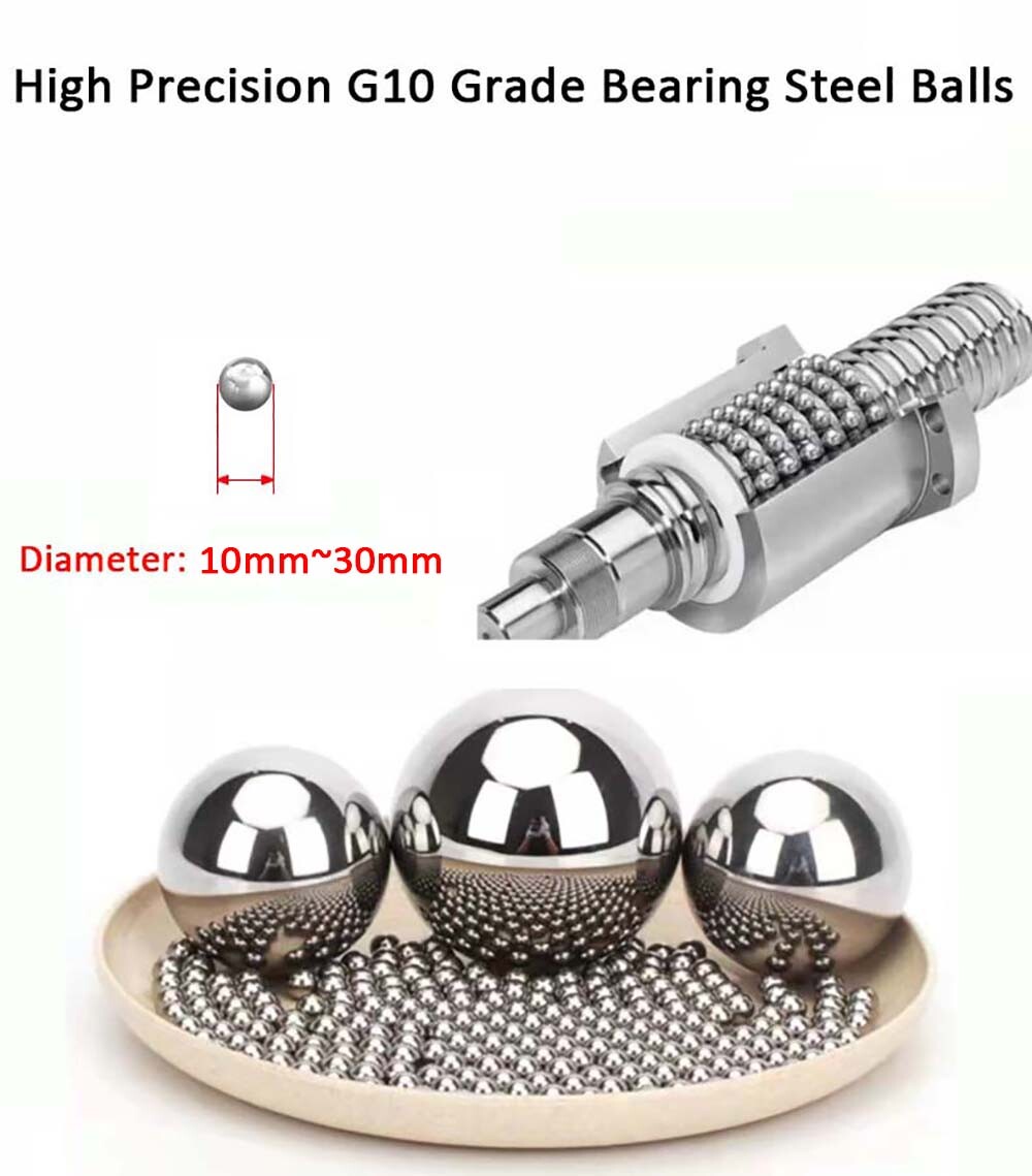 High Precision G10 Grade Bearing Steel Balls Chrome Steel Ball Dia 10mm ~ 30mm