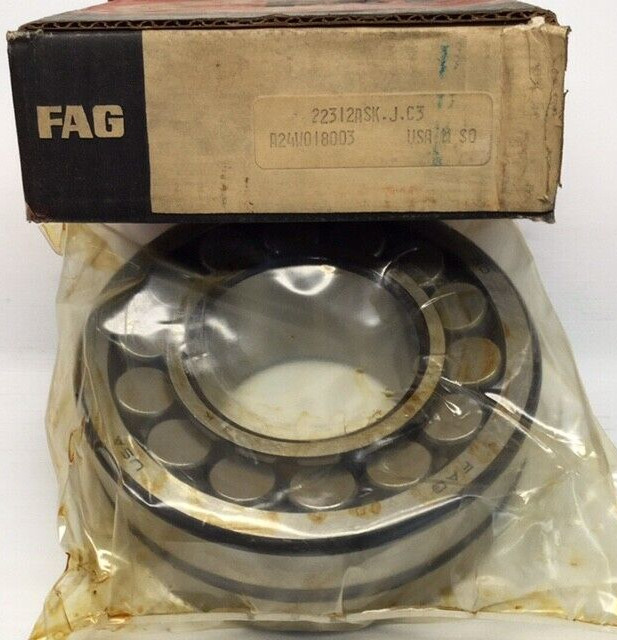 FAG 22312ASK.J.C3 Spherical Roller Bearing Tapered Bore 60mm-63mm Bore 130mm OD