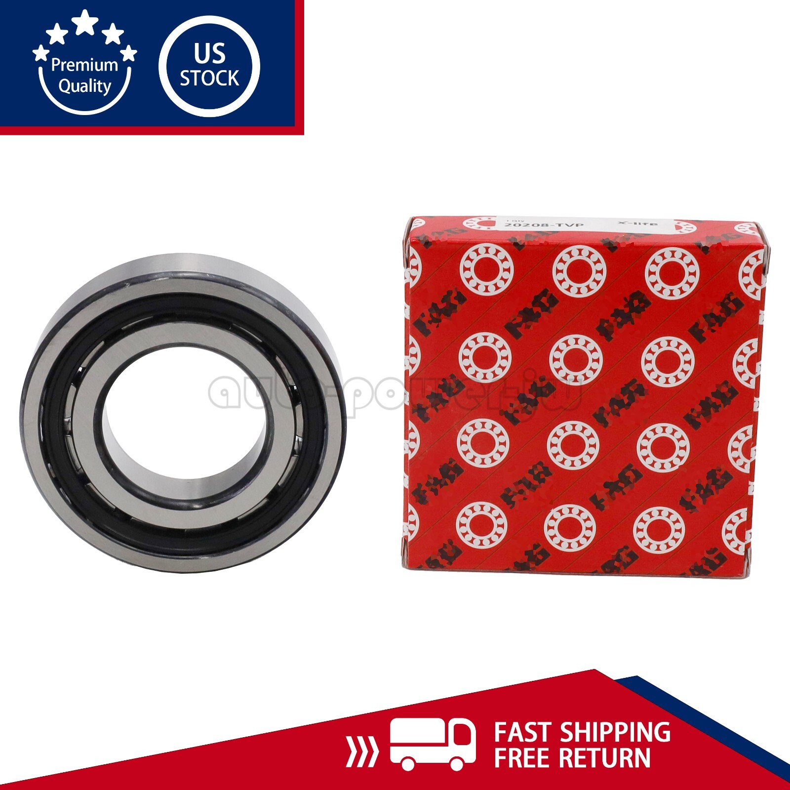 ⭐NEW Fits For FAG 20208 TVP Barrel Roller Bearing 40x80x18mm US