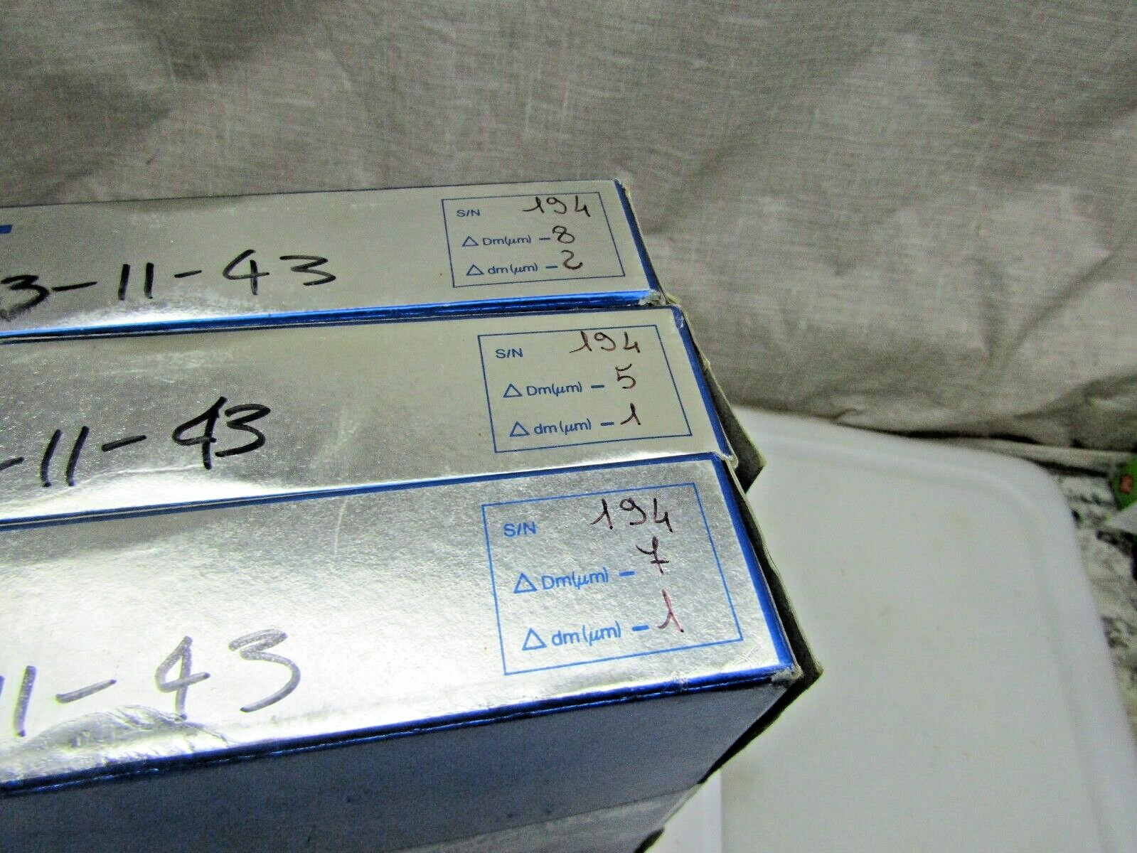 SKF 7024ACD P4A TBIB Super Precision 3 Bearing Set Matched