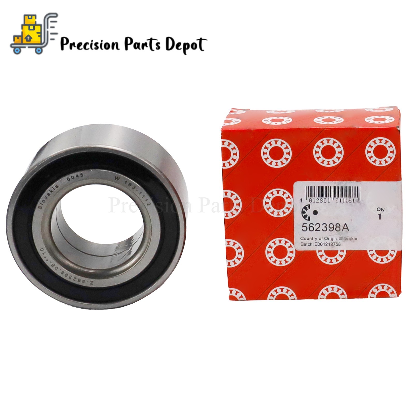 For FAG 562398A Wheel Bearing 37x72x37mm Fits Renault Logan F-113175 DAC3772