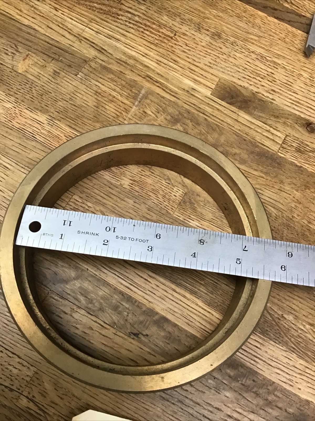 Bronze Bushing 5.25″ID x 6.24″ OD x .1.39″ Long New Old Stock