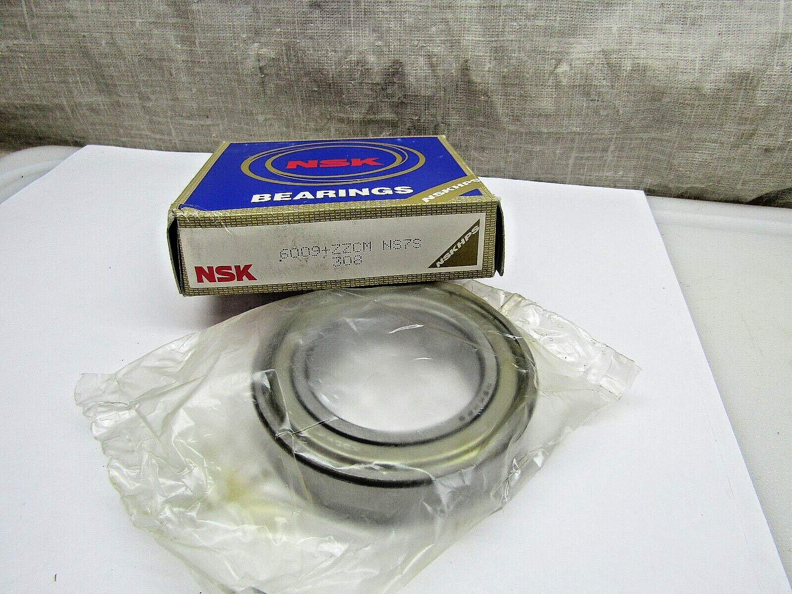 NSK 6009-ZZ 45 mm x 75 mm x 16 mm Shielded Bearing