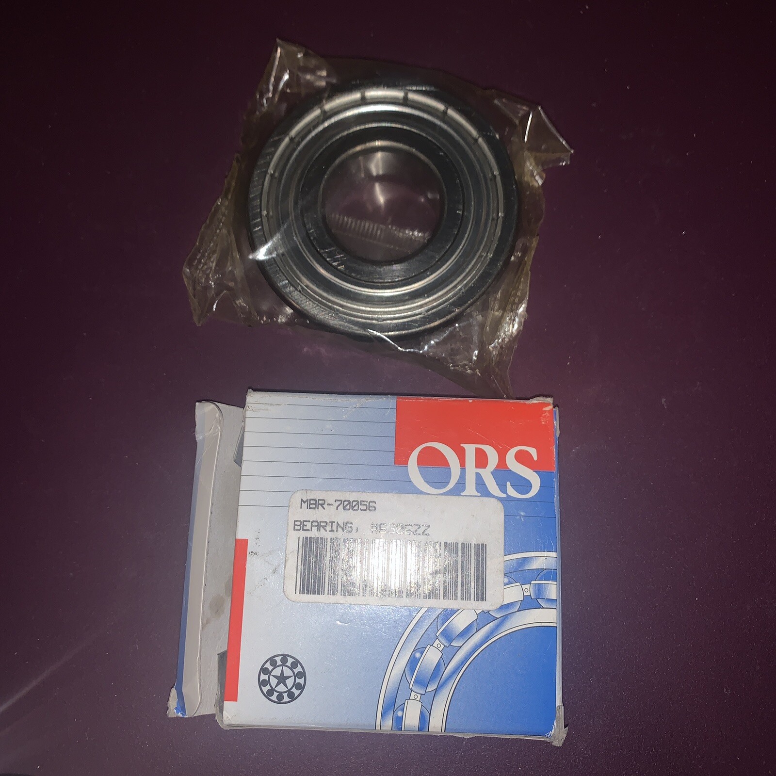 6306 ZZ C3 G93 – ORS – Deep Groove Ball Bearing – 2 Metal Shields -NEW