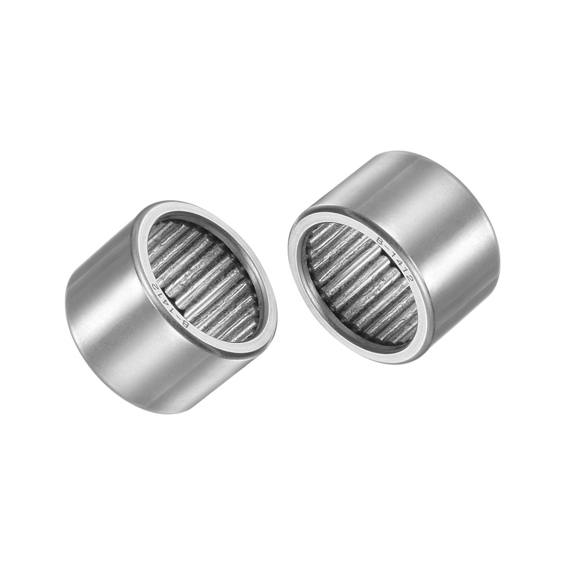 2PACK 7/8″x1-1/8″x3/4″ B1412 Needle Roller Bearings Full Complement Drawn Cup