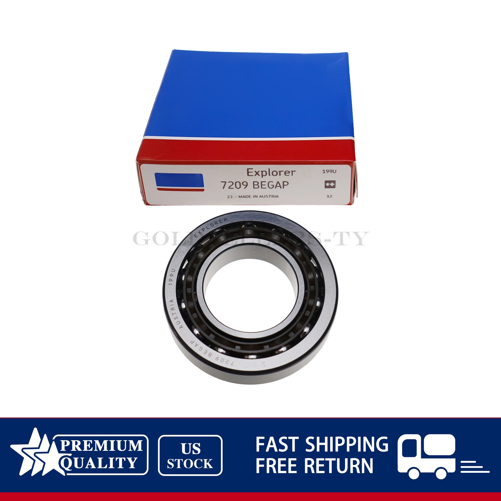 NEW Fits SKF 7209 BEGAP Angular Contact Ball Bearing 45x85x19 mm US