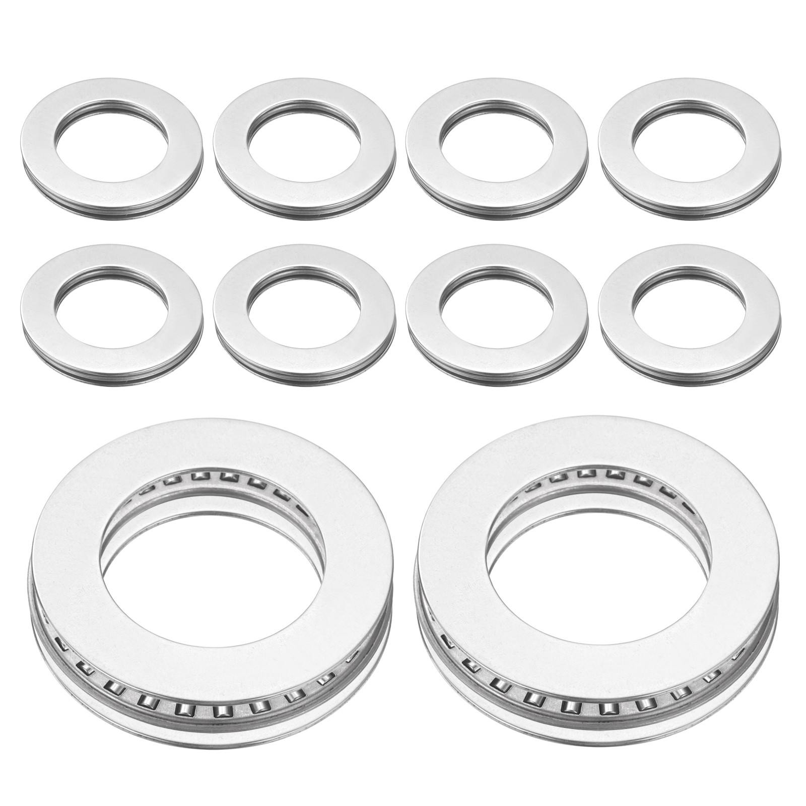 10 Pcs 3/4″x1-1/4″x1/8″ NTA1220 Needle Roller Thrust Bearings w Washers