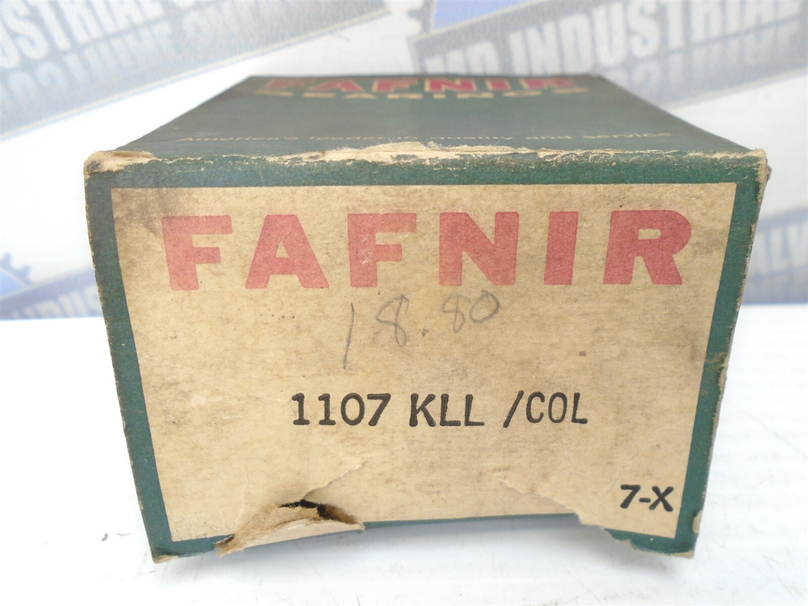 FAFNIR – 1107KLL +COL – ECCENTRIC LOCK COL INSERT BEARING 1.4375 x 2.834 x 2.016