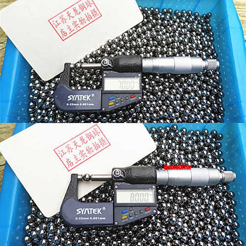 Smooth Solid Steels Ball Diameter 5.5mm-7.04mm G10 High Precision Bearing Balls