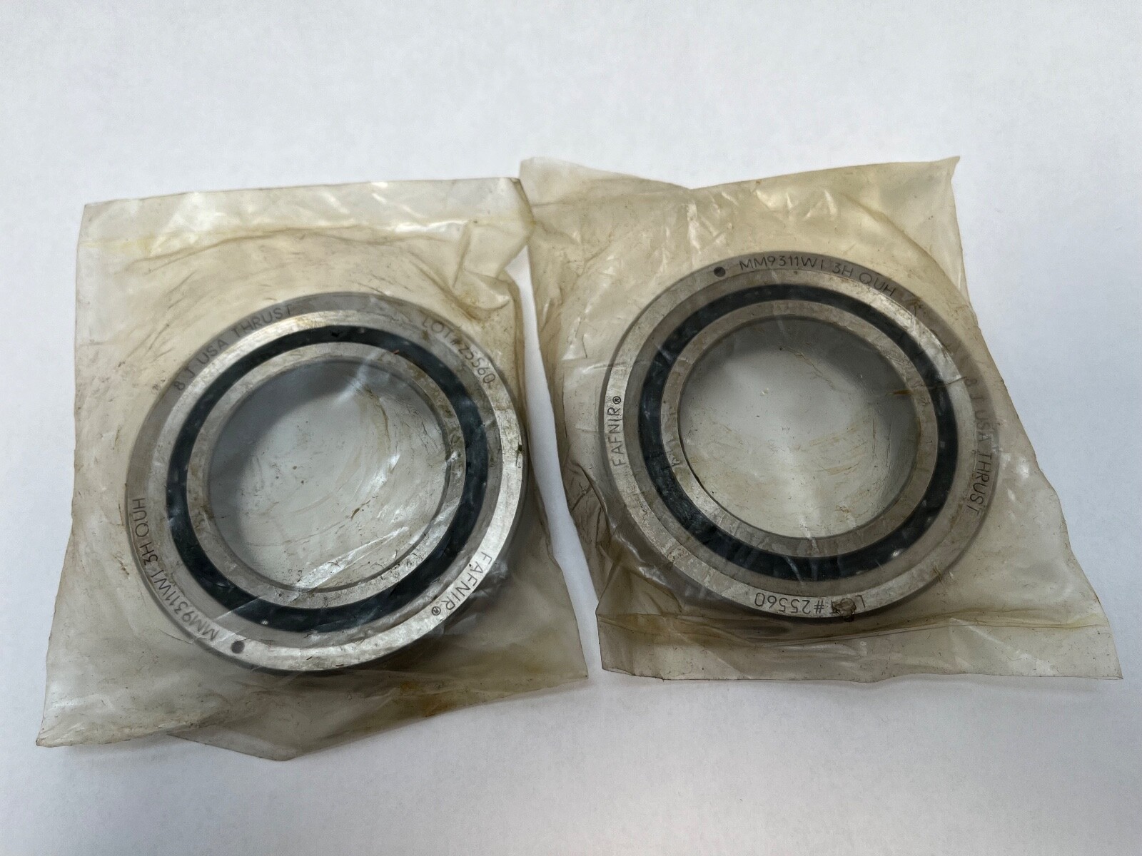 Fafnir MM9311WI-3-DUH Bearing 1-3/4x3x5/8″ MM-9311-WI-3-DUH USA 2 Pcs