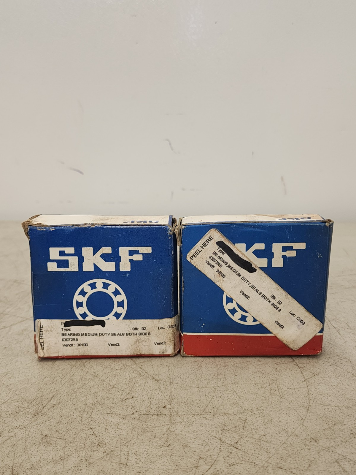 (2) SKF 6307-2RS JEM 35mm X 80mm X 21mm Sealed Bearing Made in USA