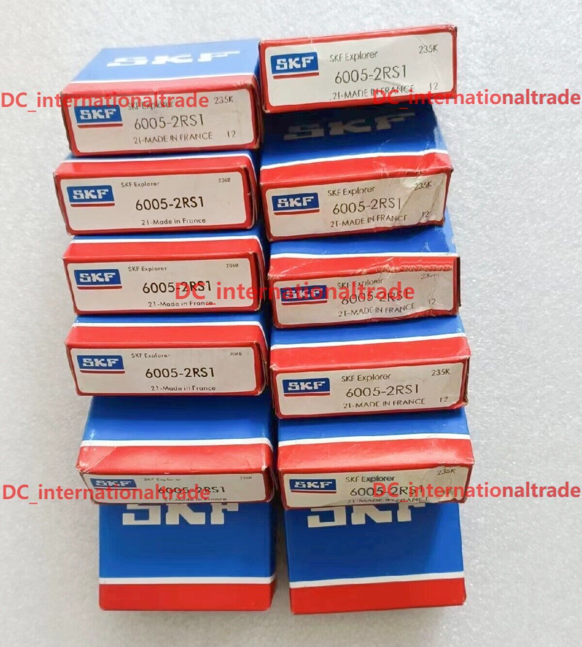 NEW SKF 6005-2RS1 single row deep groove ball bearing 1PCS #DC