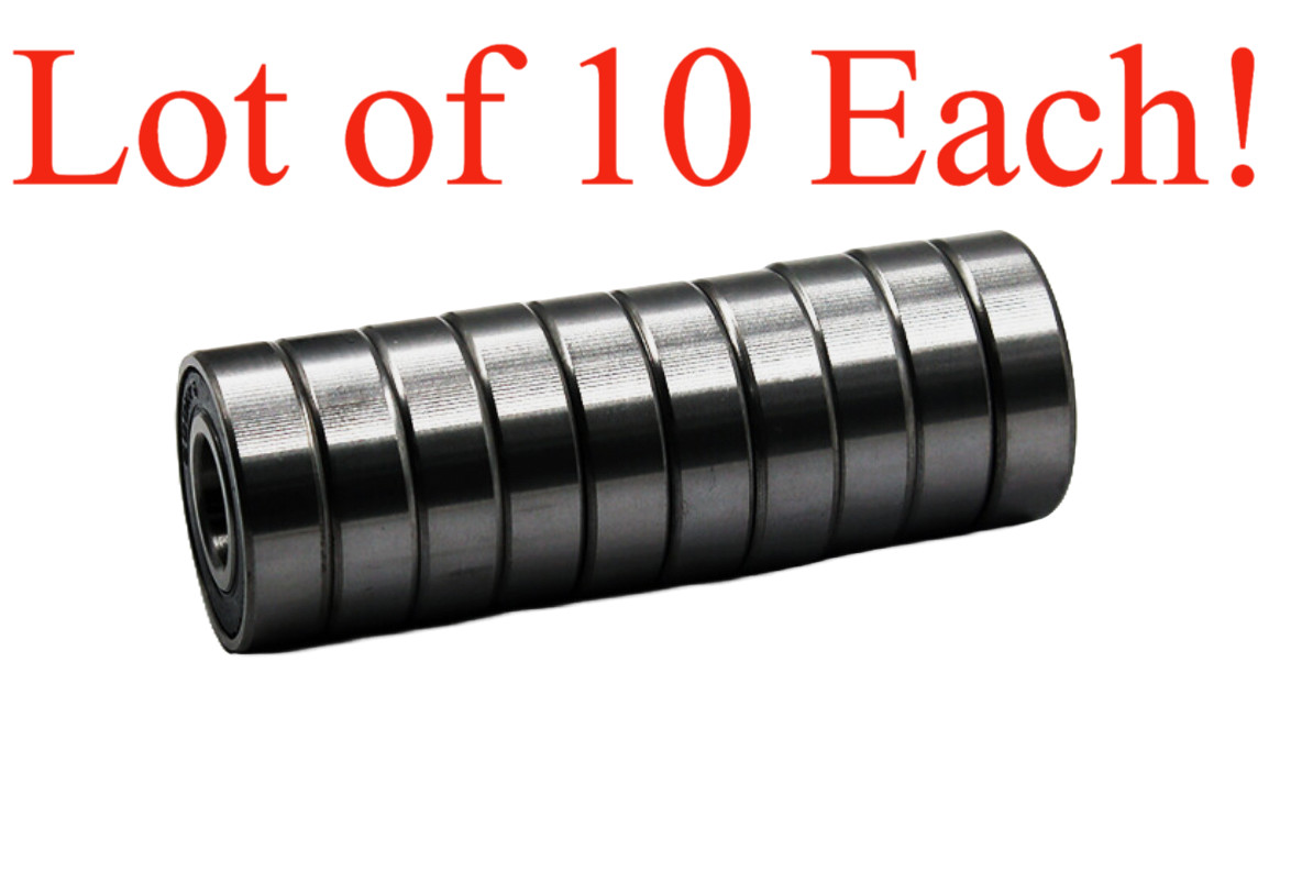 6001-2RS 6001RS TOREN Premium Rubber Sealed Ball Bearing 12x28x8 (10 QTY)