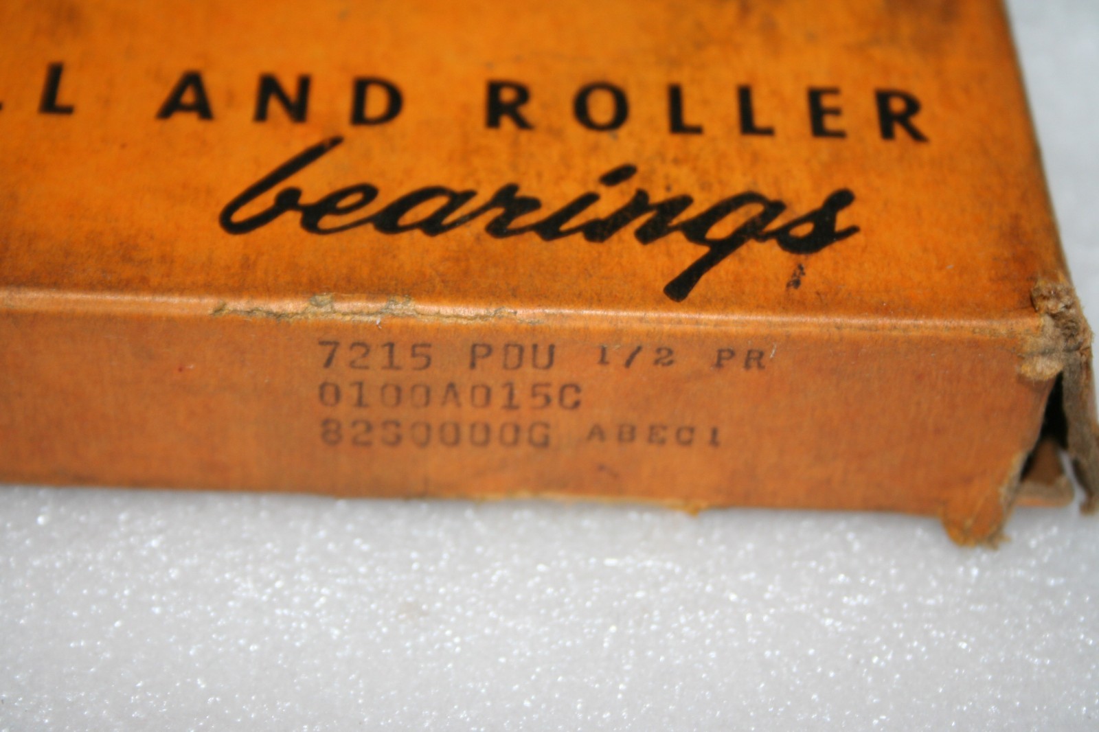 MRC (1/2 pair) 7215 PDU Angular Contact Bearing, Brass Cage * NEW *