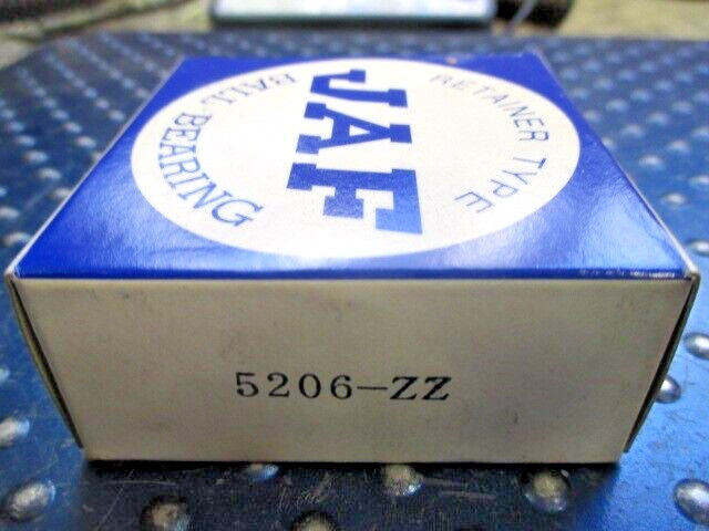 *NEW* JAF BALL BEARING 5206-ZZ