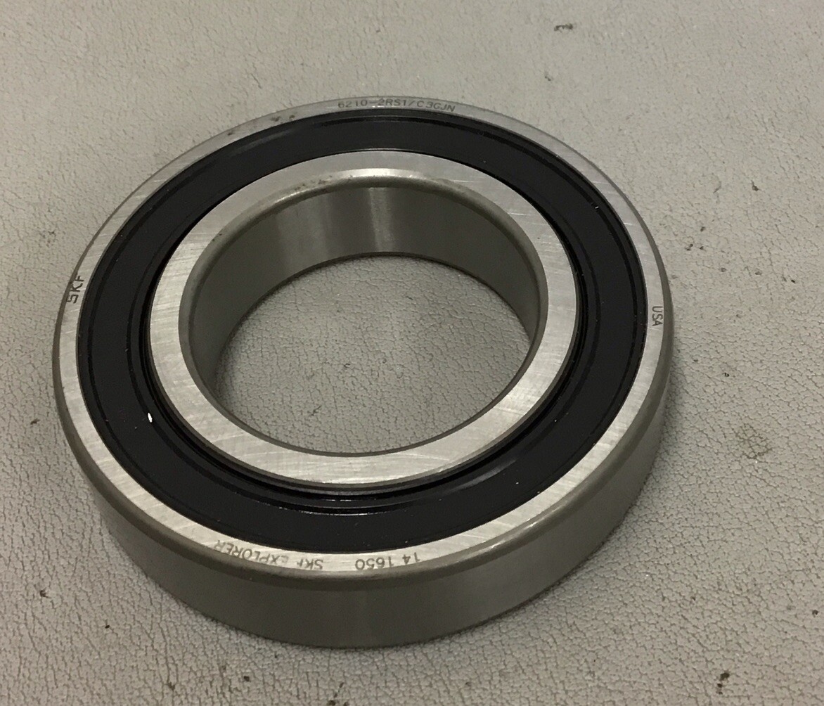 SKF Rubber Seal Ball Bearing 6210-2RS1/C3GJN (B165)
