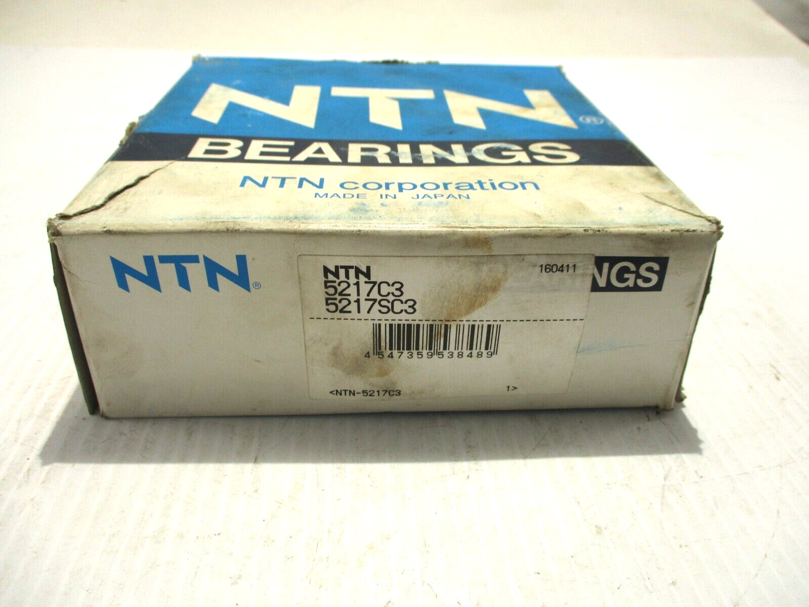 NEW NTN 5217C3 ANGULAR CONTACT BALL BEARING DOUBLE ROW 5217SC3