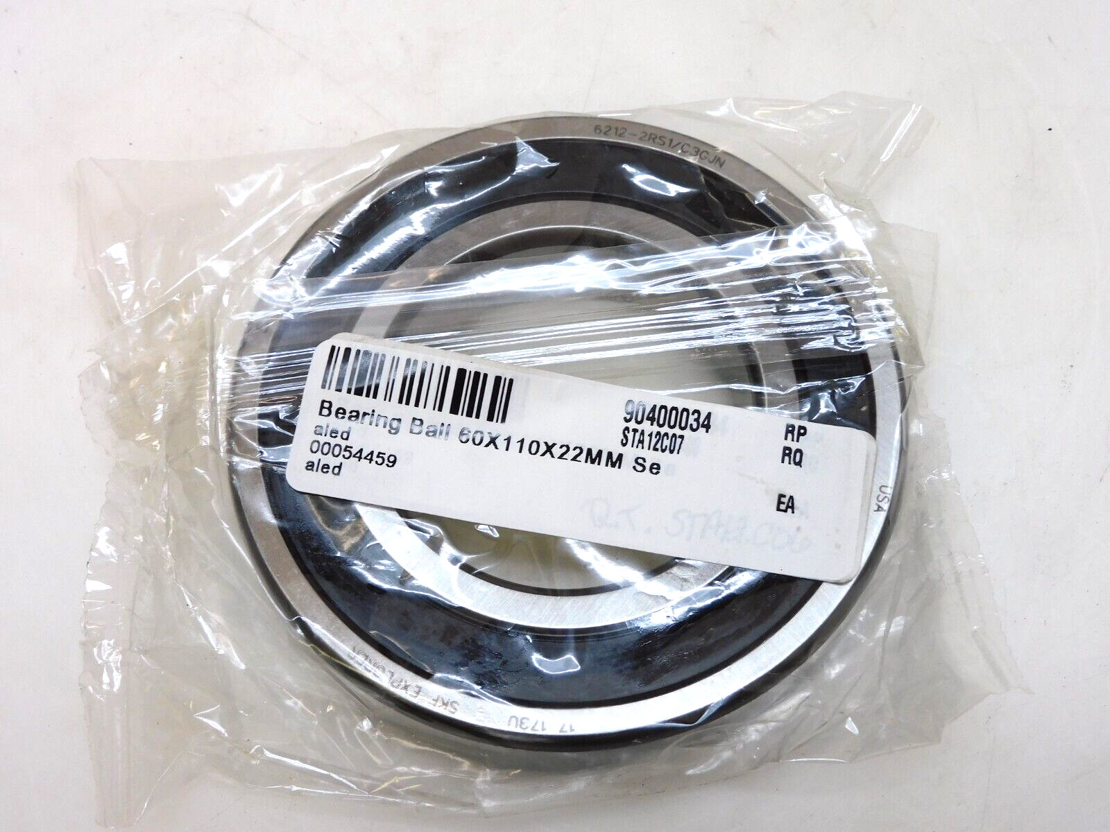SKF 6212 2RS1/C3GJN BALL BEARING