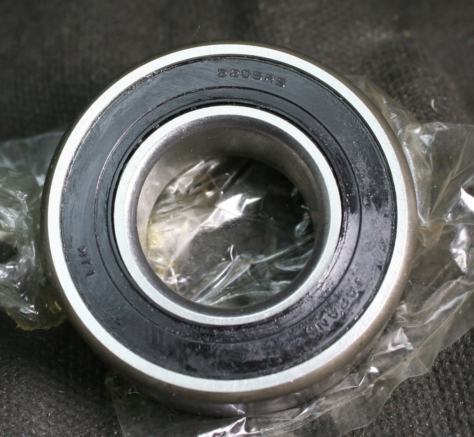 One (1) IJK 2205 RS Double Row Self Aligning Bearing ONE SEAL 25MM ID Japan NEW