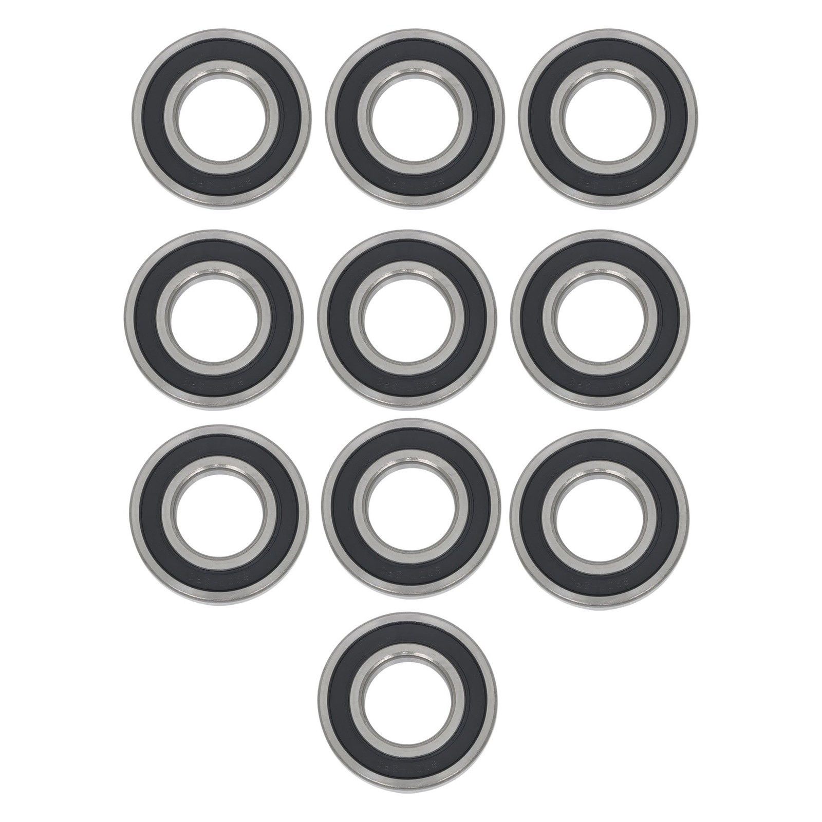 6207-2RS Deep Groove Ball Bearings 10pcs 35x72x17mm Set