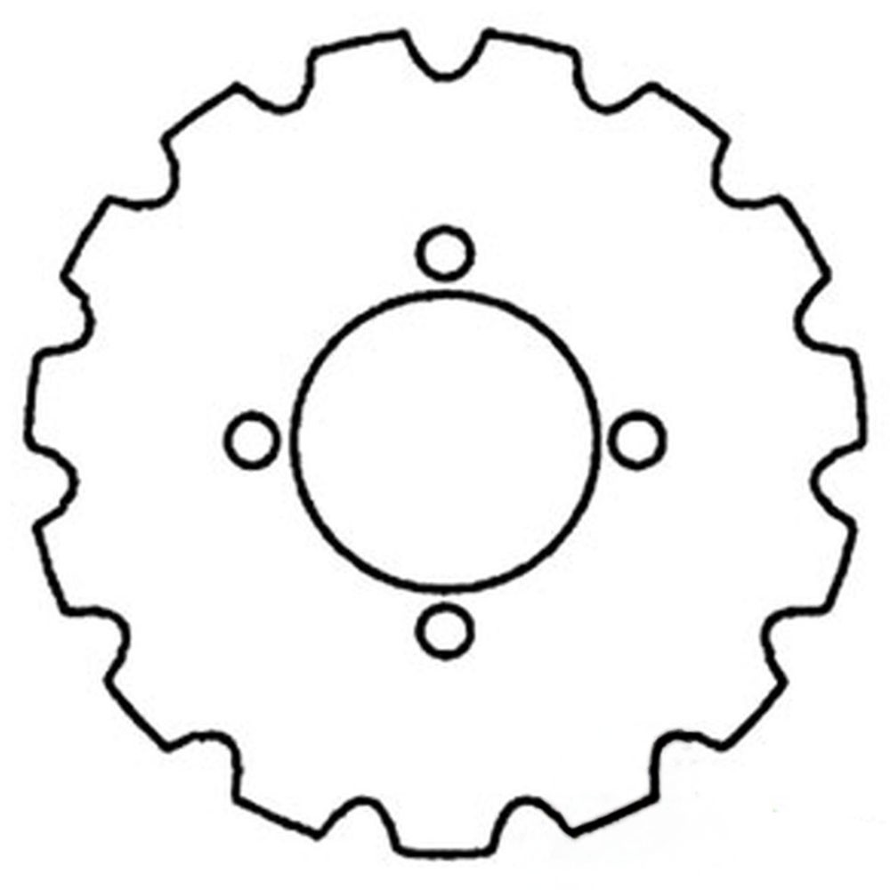 71181238 Sprocket, Walker Crank (RH)