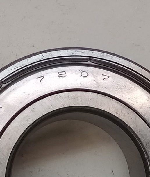 Hoover 7207ZN Angular Contact Ball Bearing 35X72X17mm Single Shielded