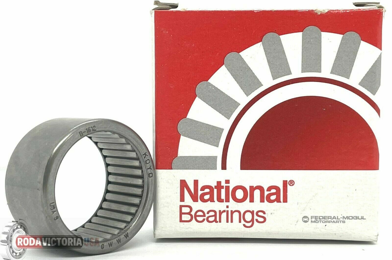 NATIONAL B1612 Full Complement Needle Roller Bearing Premium Koyo 1×1-1/4×3/4″