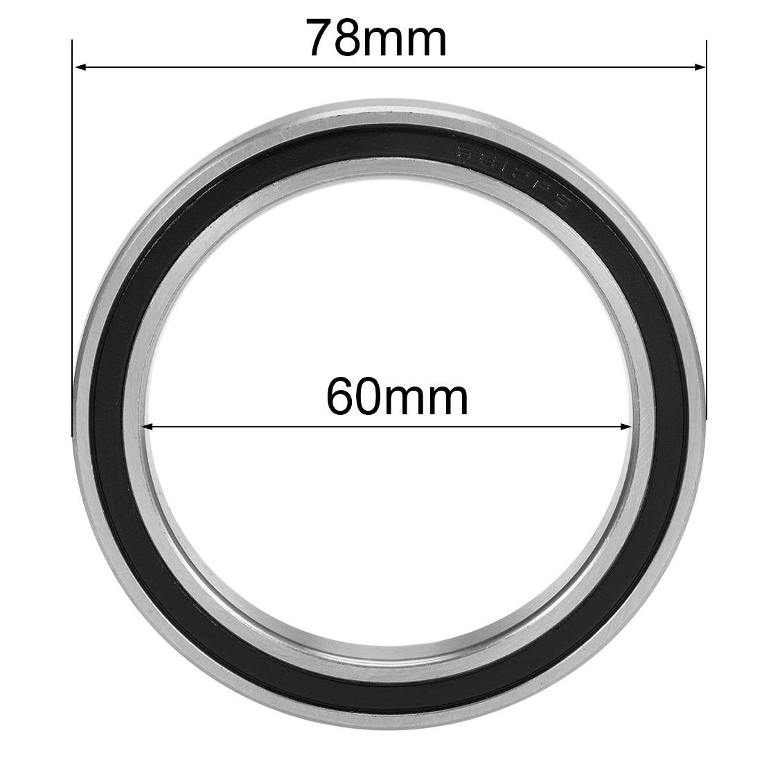 2pcs – 6812-2RS Deep Groove Ball Bearings Z2 Double Sealed Chrome Steel