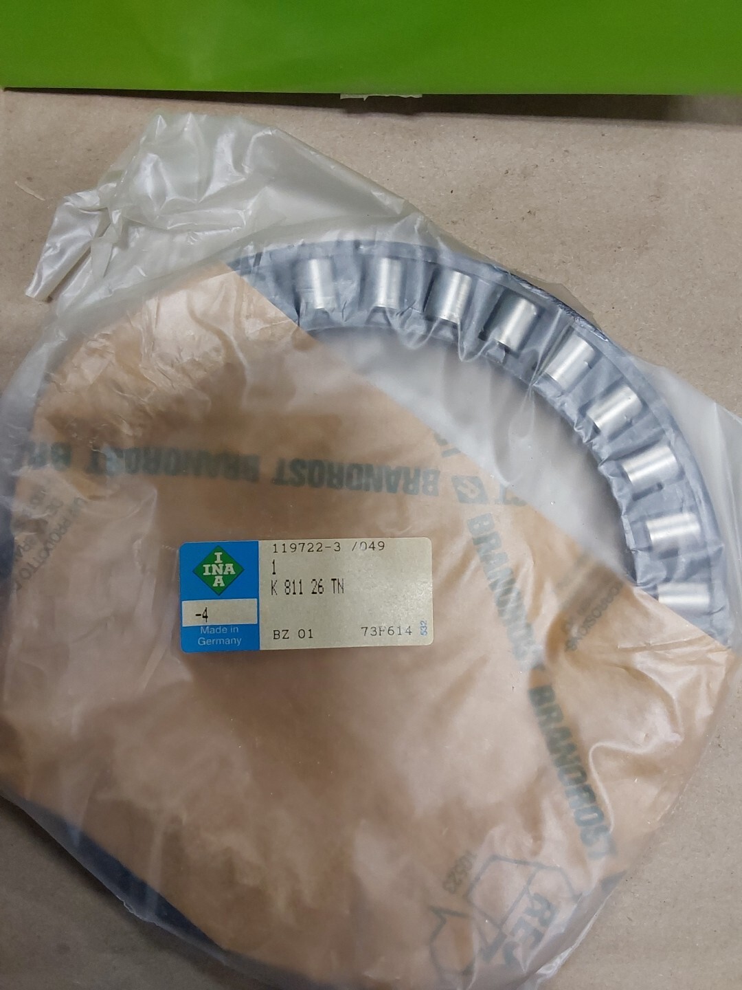 INA Axial-Cylindrical Roller Bearing K81126 TN F35