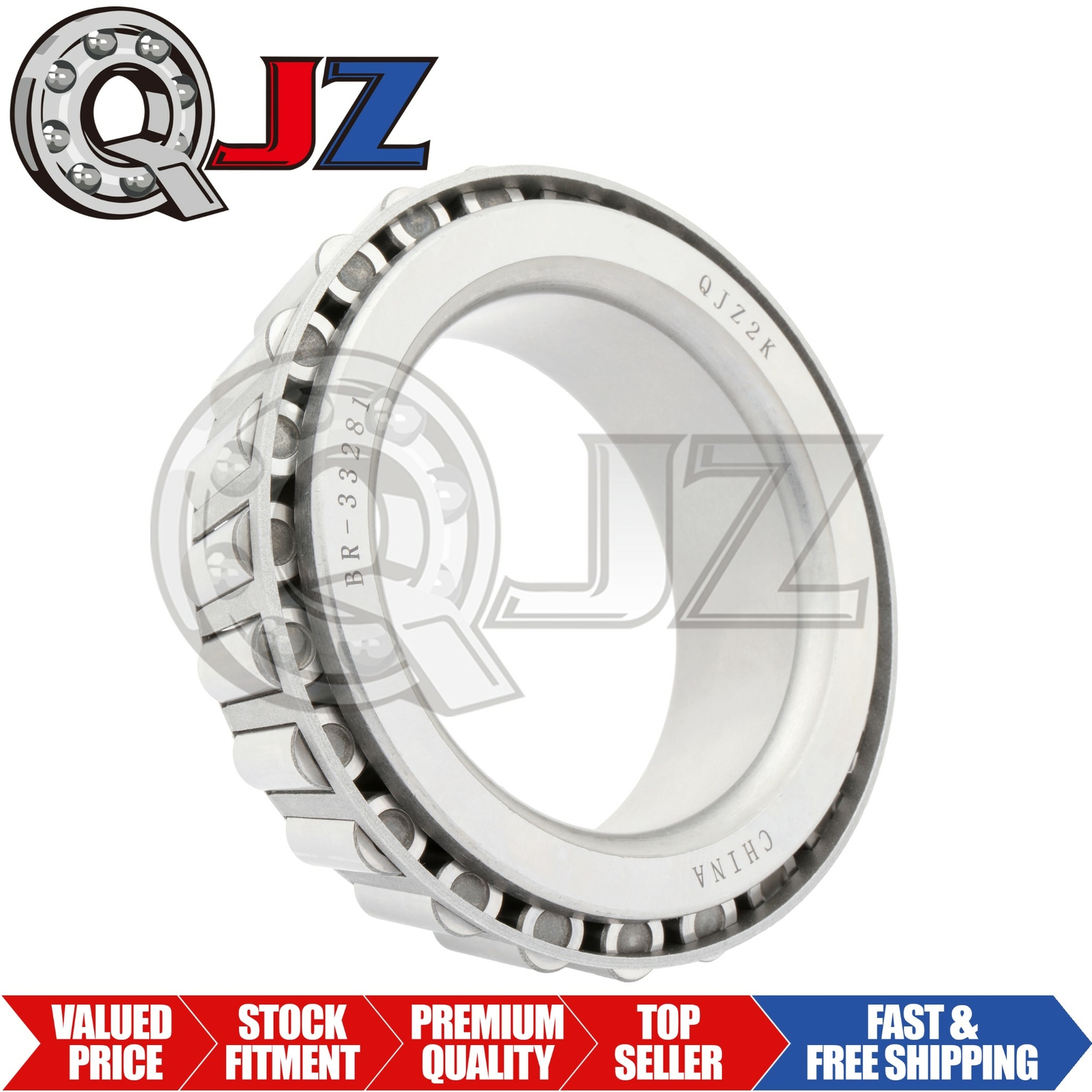 [1-Pack] 33281 Tapered Roller Bearing Inner Cone 2.8125″ (Bore) x 1.188″ (Width)