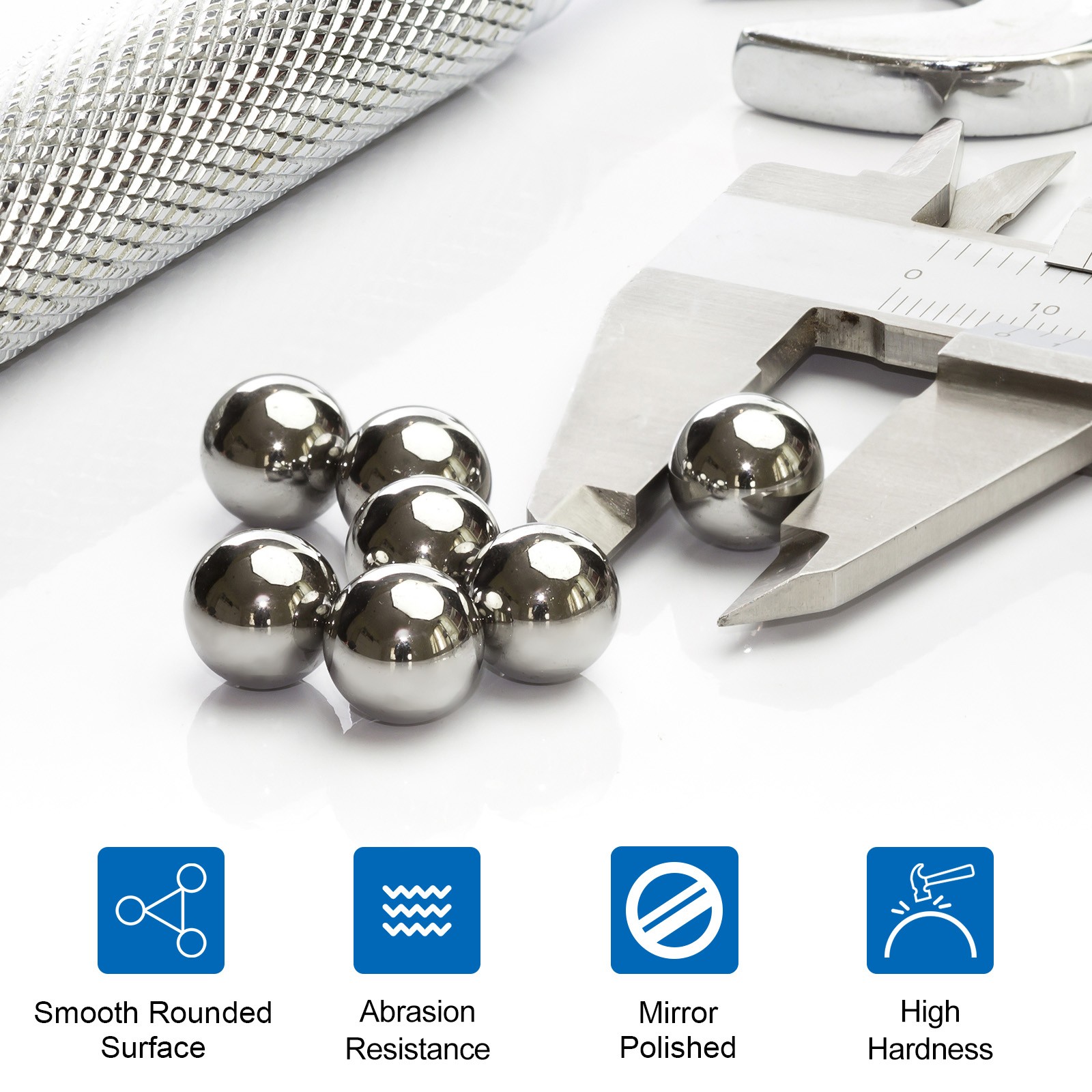 200 Pcs Mirror Polished 7.938mm Bearing Ball Carbon Steel G1000 Precision Ball