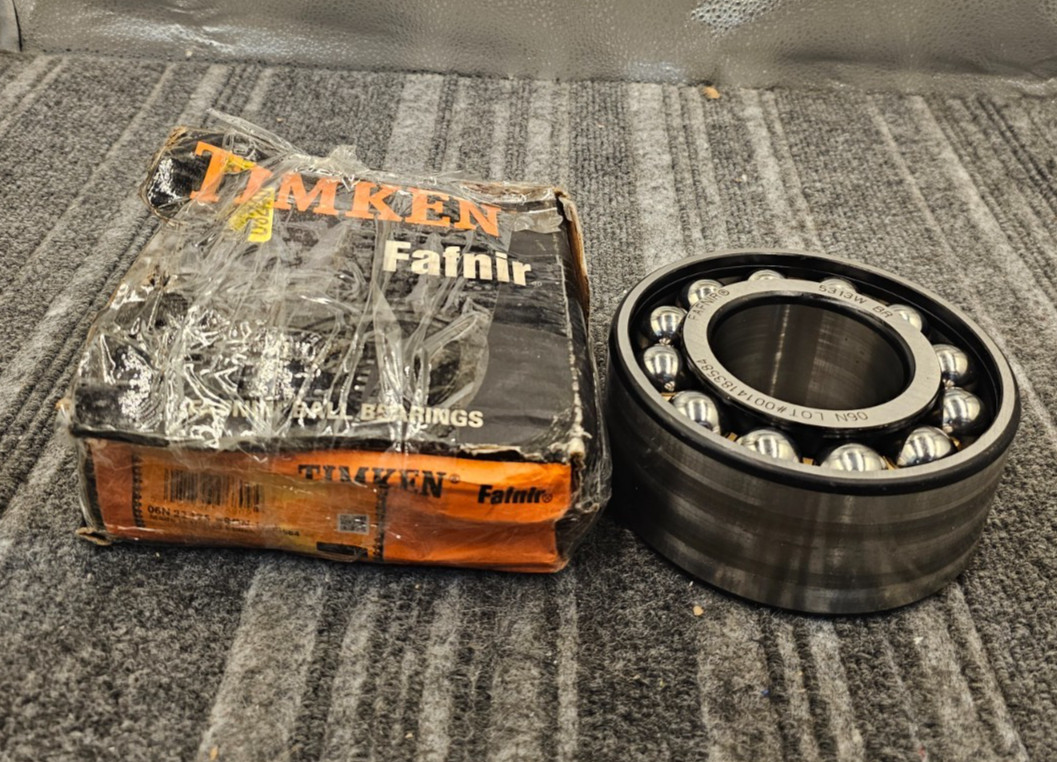 Timken Fafnir 5313WBR Double Row Angular Contact Bearing 65 mm Bore, 140 mm OD