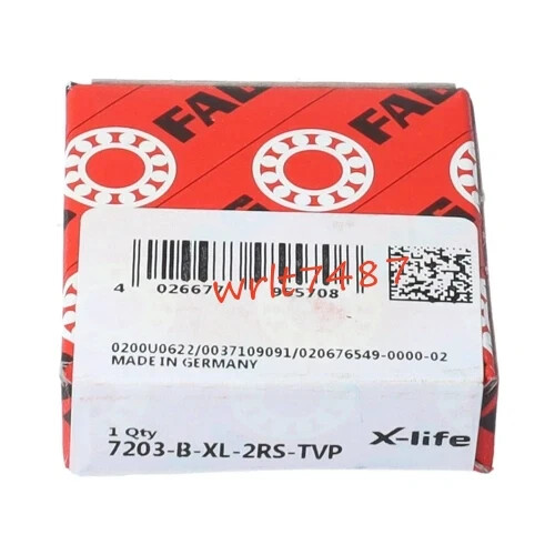 NEW FAG 7203-B-XL-2RS-TVP single row angular contact ball bearing 1PCS