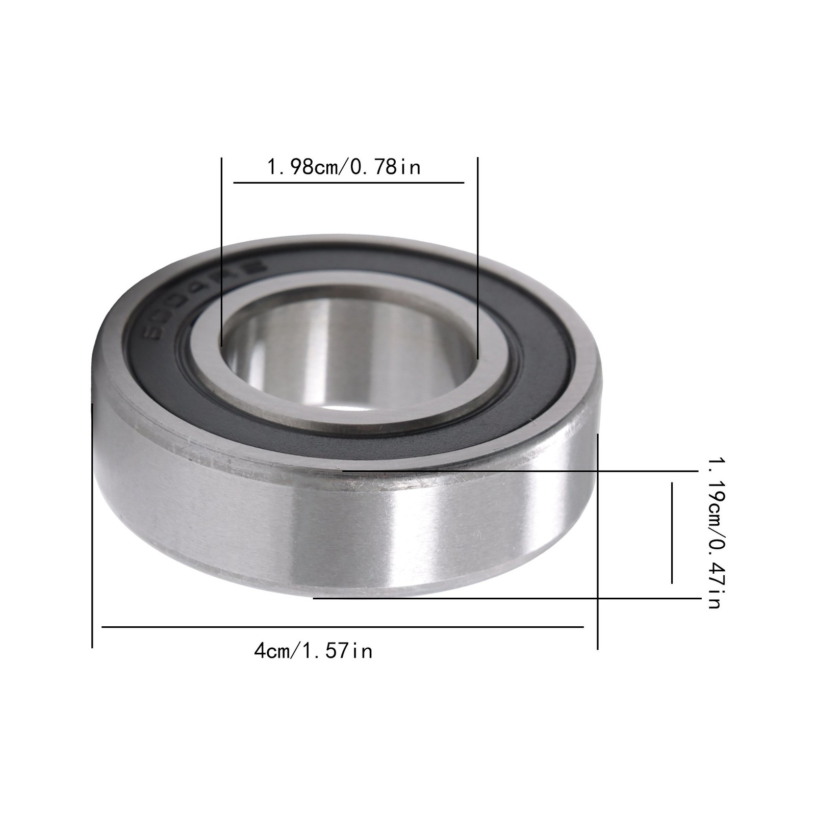 10 Count 6004-2RS C3 Premium Rubber Sealed Ball Bearing 20x42x12mm Precision