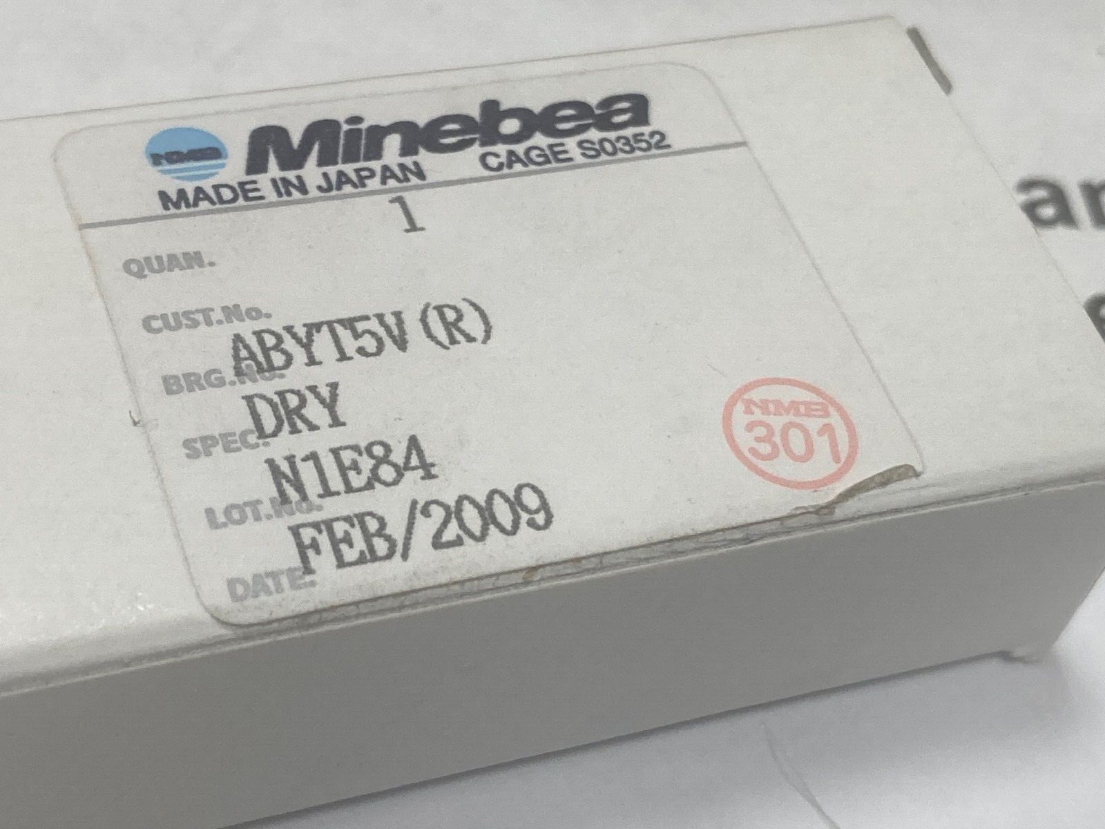 Minebea ABYT5V(R) 5/16″ NMB Motorsport High Misalignment Stainless Steel Bearing
