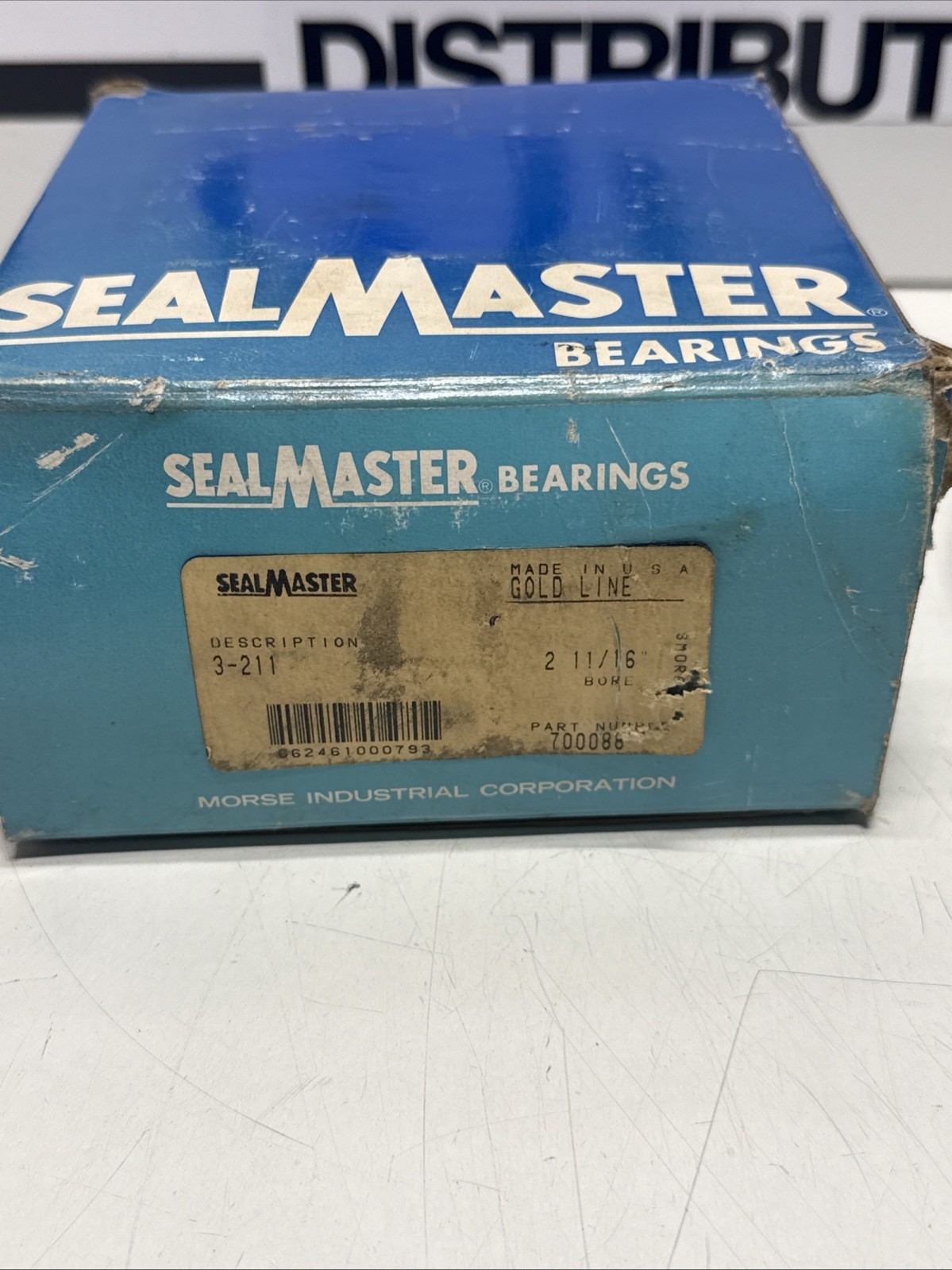 One (1) SealMaster 3-211 Ball Insert Bearing Bore Diameter 2 11/16″ USA NEW