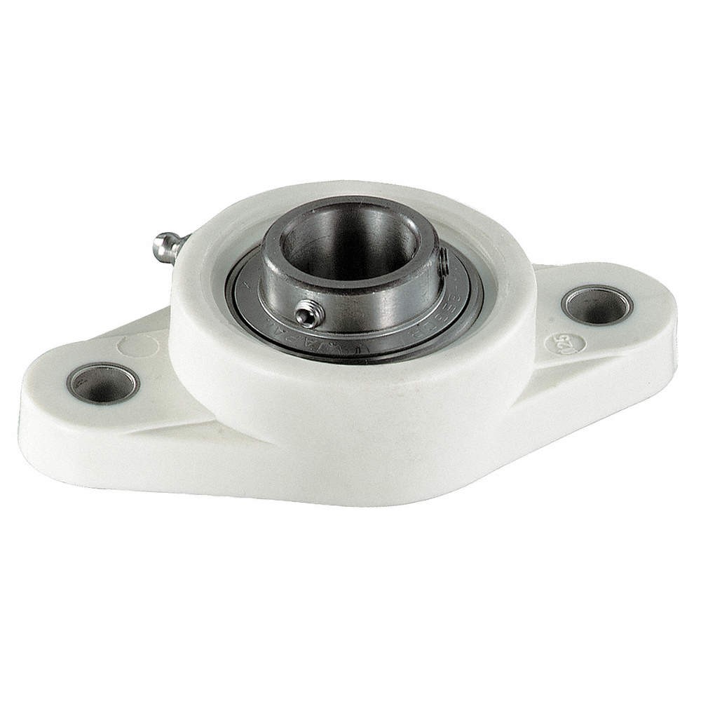 NTN ZUCNFL205-16 2 Bolt Flng Brg,Radial Ball,1in Bore 46N881