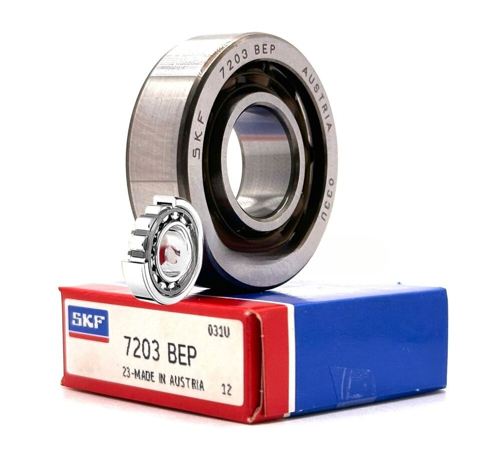 NEW SKF 7203 BEP ANGULAR CONTACT BEARING MADE IN AUSTRIA A642 17x40x12 mm