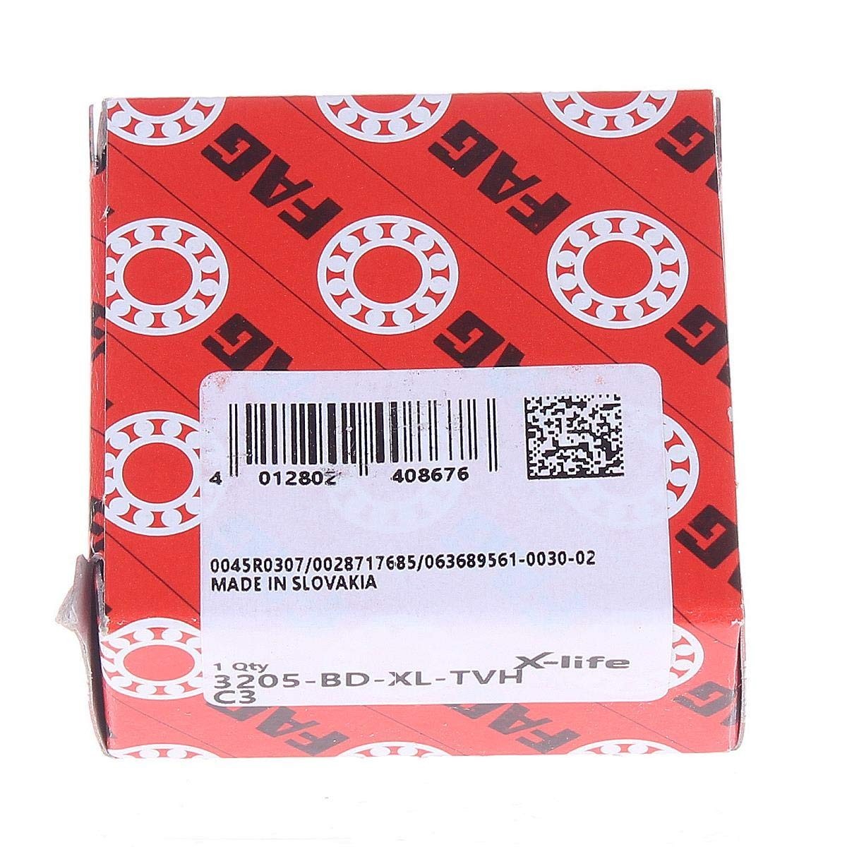 FAG 3205 BD XL TVH C3 Double Row Angular Contact Ball Bearing 25x52x20.6 mm