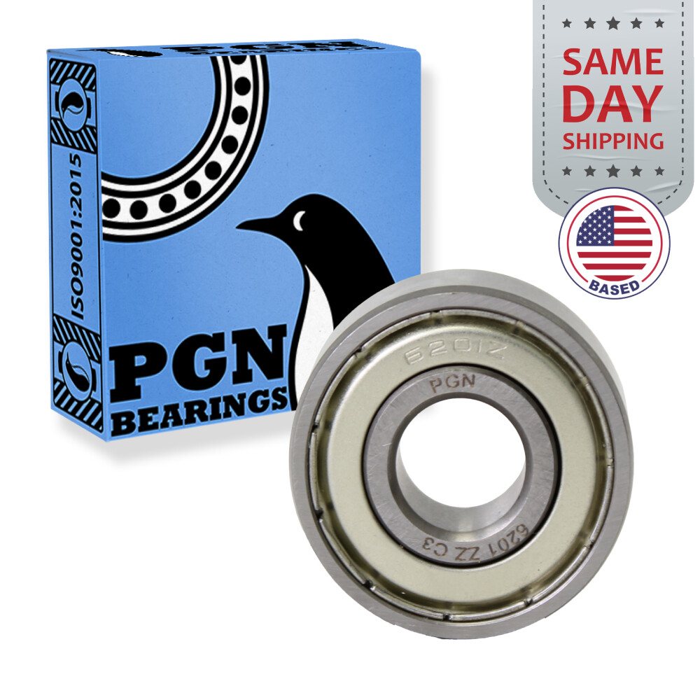 6201-ZZ Premium Metal Shield Ball Bearing C3 EMQ, 12x32x10, 6201 ZZ 6201z