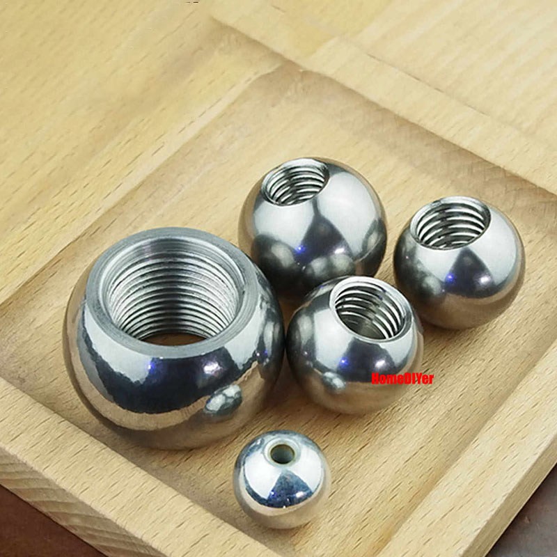 Stainless Steel Drilling Balls Female Thread M6 M8 M12 Blind Hole Ball Knob Nut