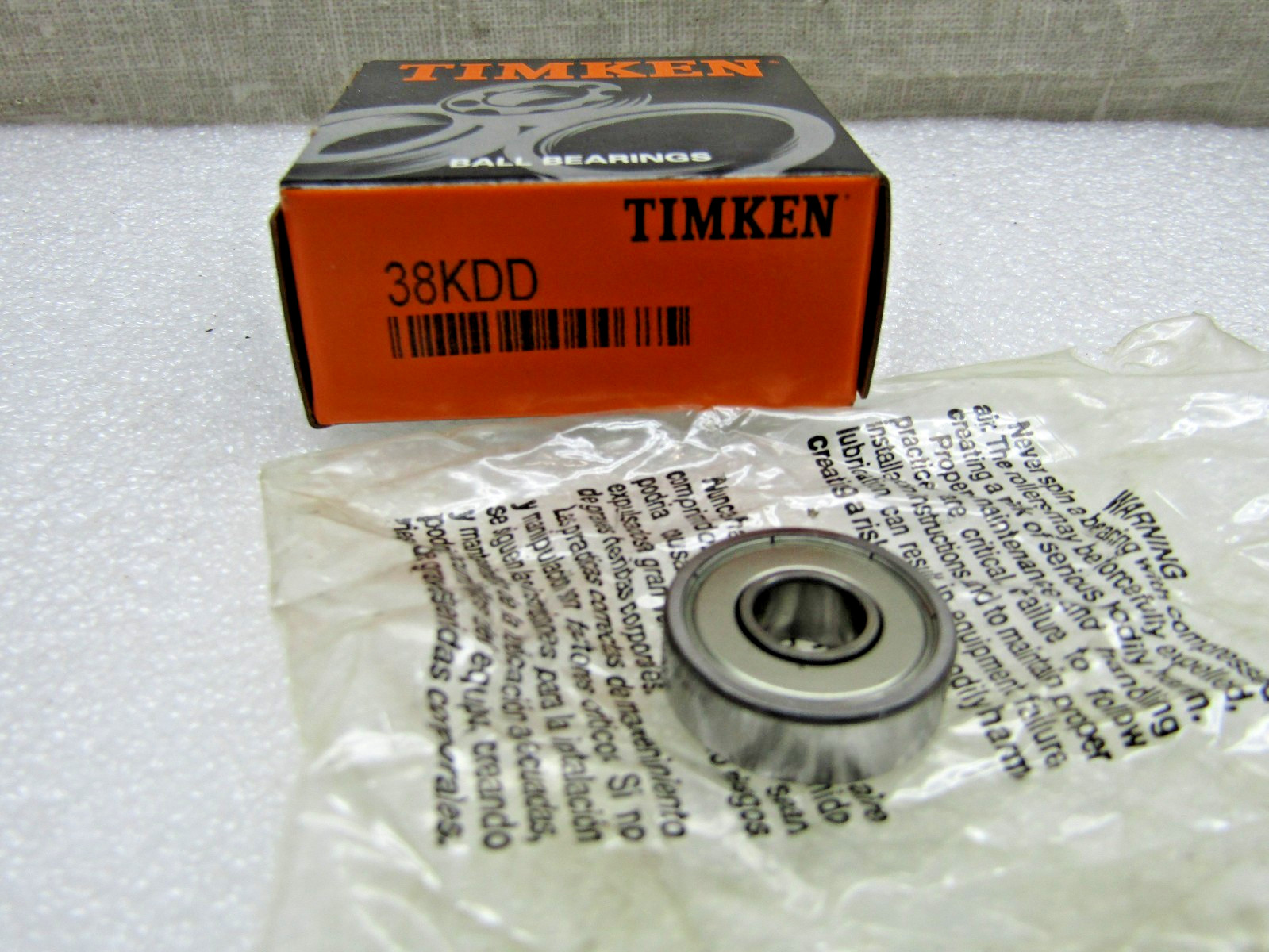 Timken 38KDD 8mm X 22mm X 7mm Shielded Bearing