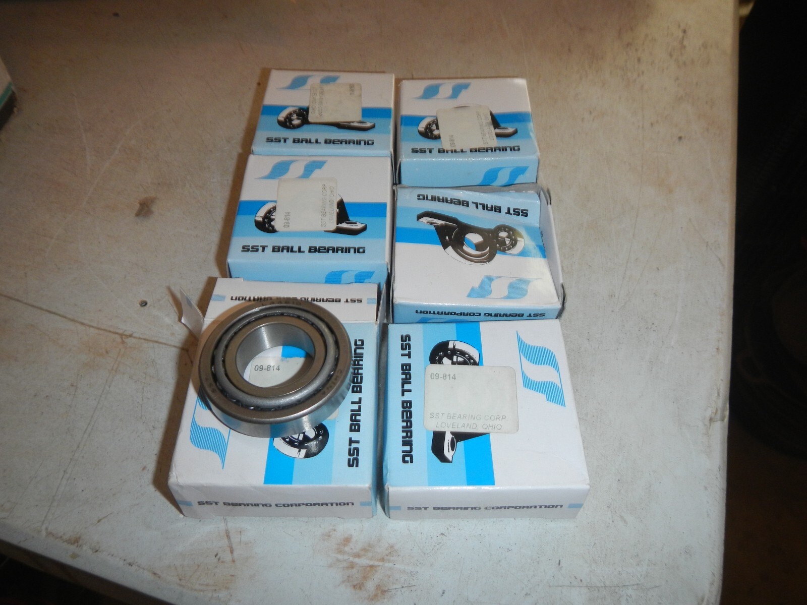 6 NEW SST 6206 SINGLE ROW BALL BEARINGS NNB