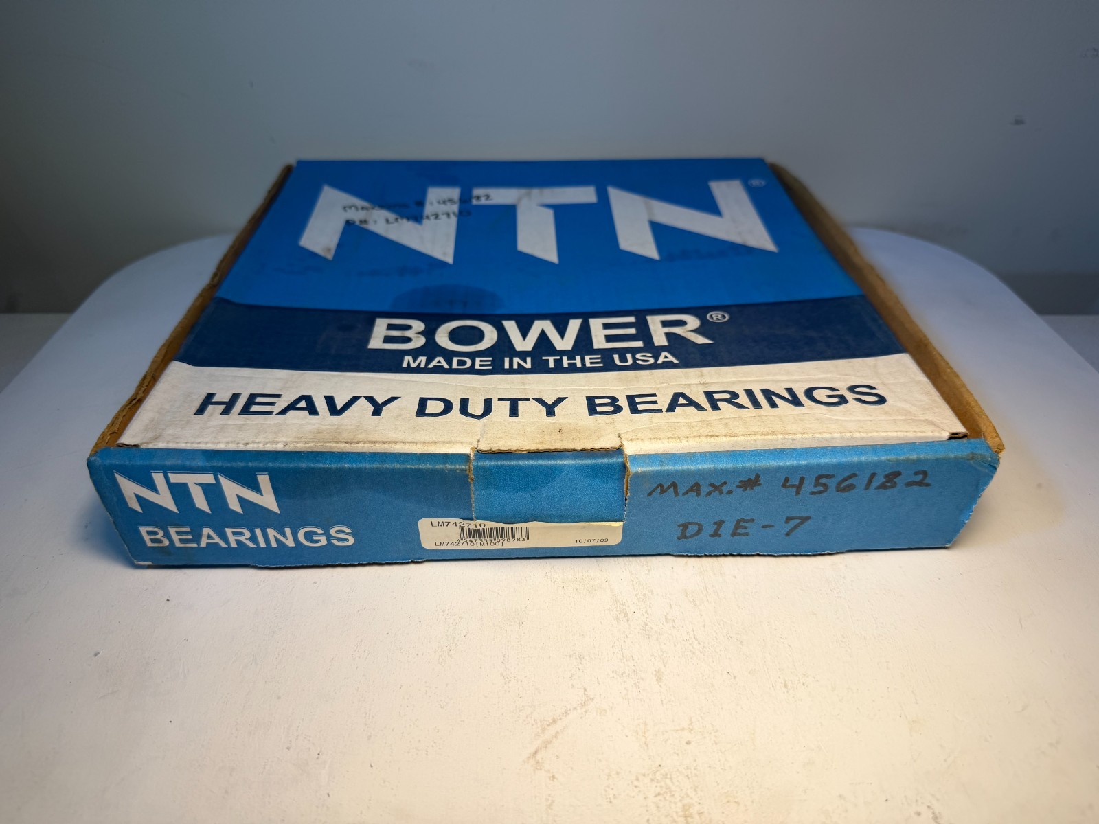 NTN Bower LM742749 /LM742710 Tapered Bearing Cone & Cup, New, FREE SHIPPING