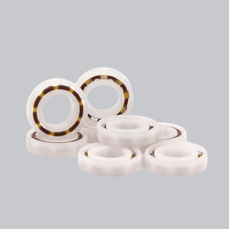 POM Plastic Bearings Glass Balls Hardness High Waterproof No Sealing ID 3/4/5mm